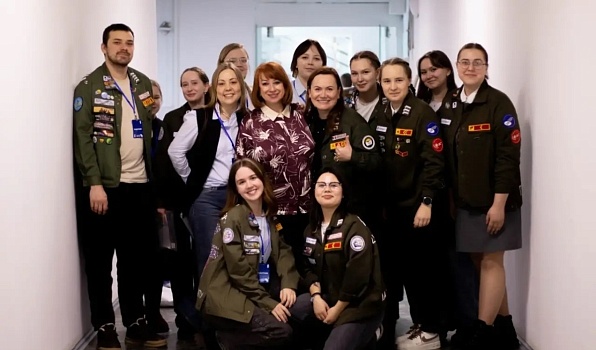 Бойцы студенческих отрядов на форуме «Труд крут»